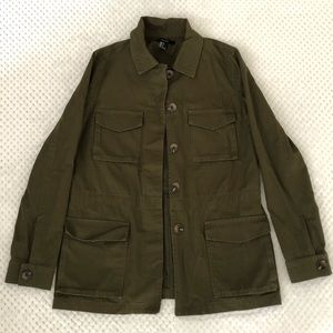 Green Utility Jacket Size Small